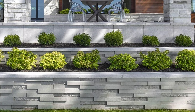 RCLcanada Landscaping offers stone work and rocks for retaining walls